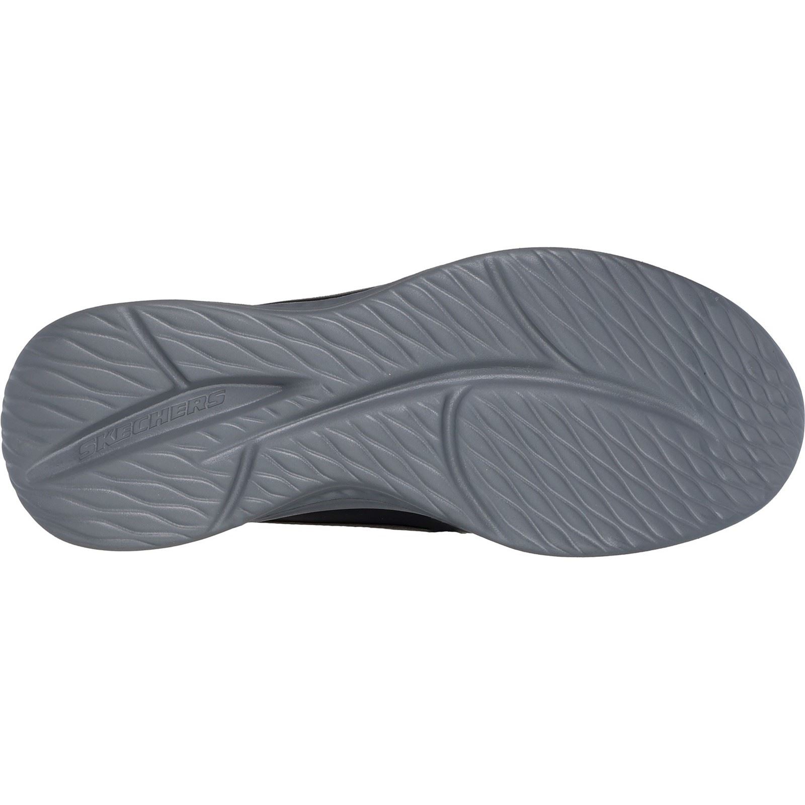Skechers Slade Cooper Chaussures Mocassins Noires En Cuir Pour Hommes