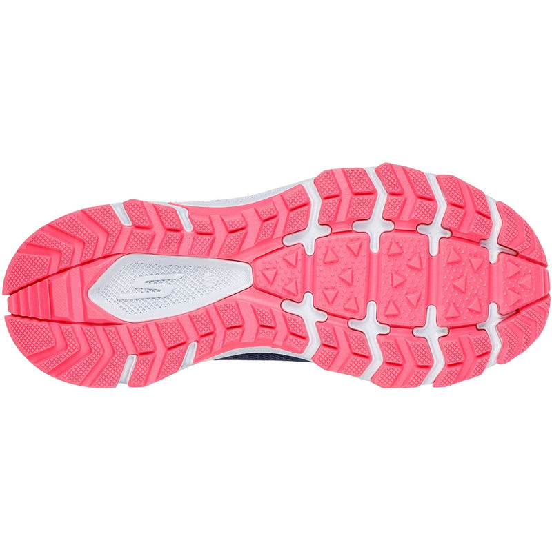 Skechers Performance GO RUN Trail Altitude 2.0 Ravine Chaussures De Sport Pour Femmes En Cuir Bleu Marine/orange