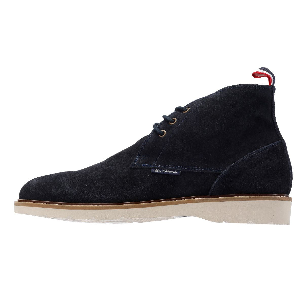 Ben Sherman Hampton Bottes Bleues En Daim Pour Hommes