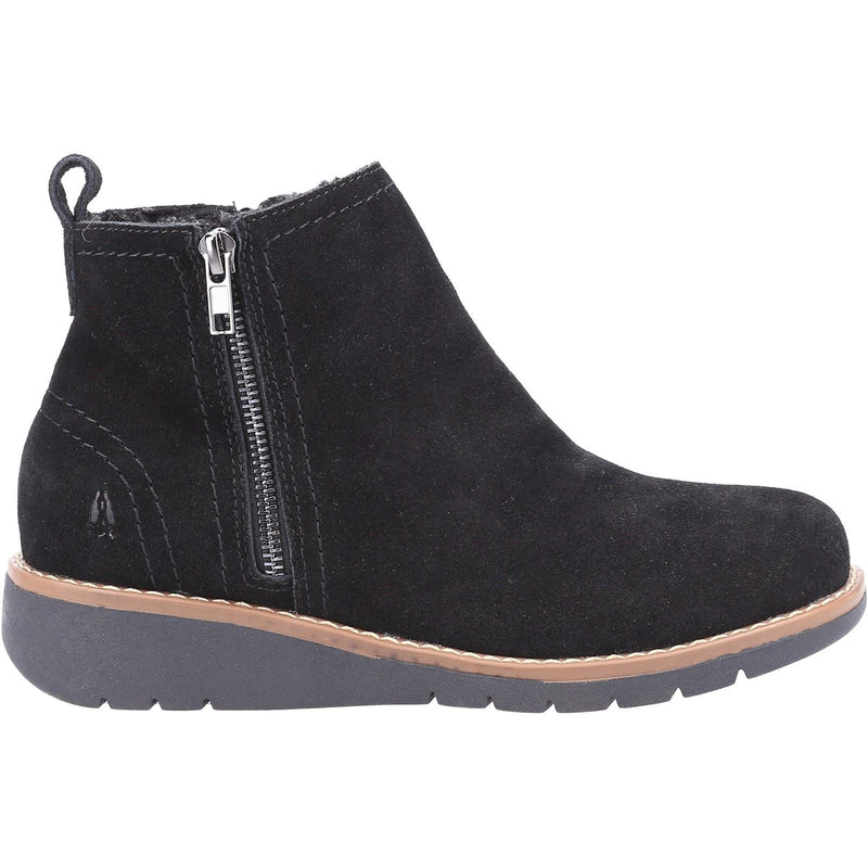 Hush Puppies Libby Bottes En Daim Noir Pour Femmes