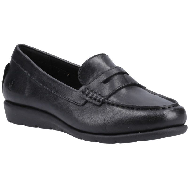 Hush Puppies Shelby Mocassins Noirs Pour Femmes En Cuir