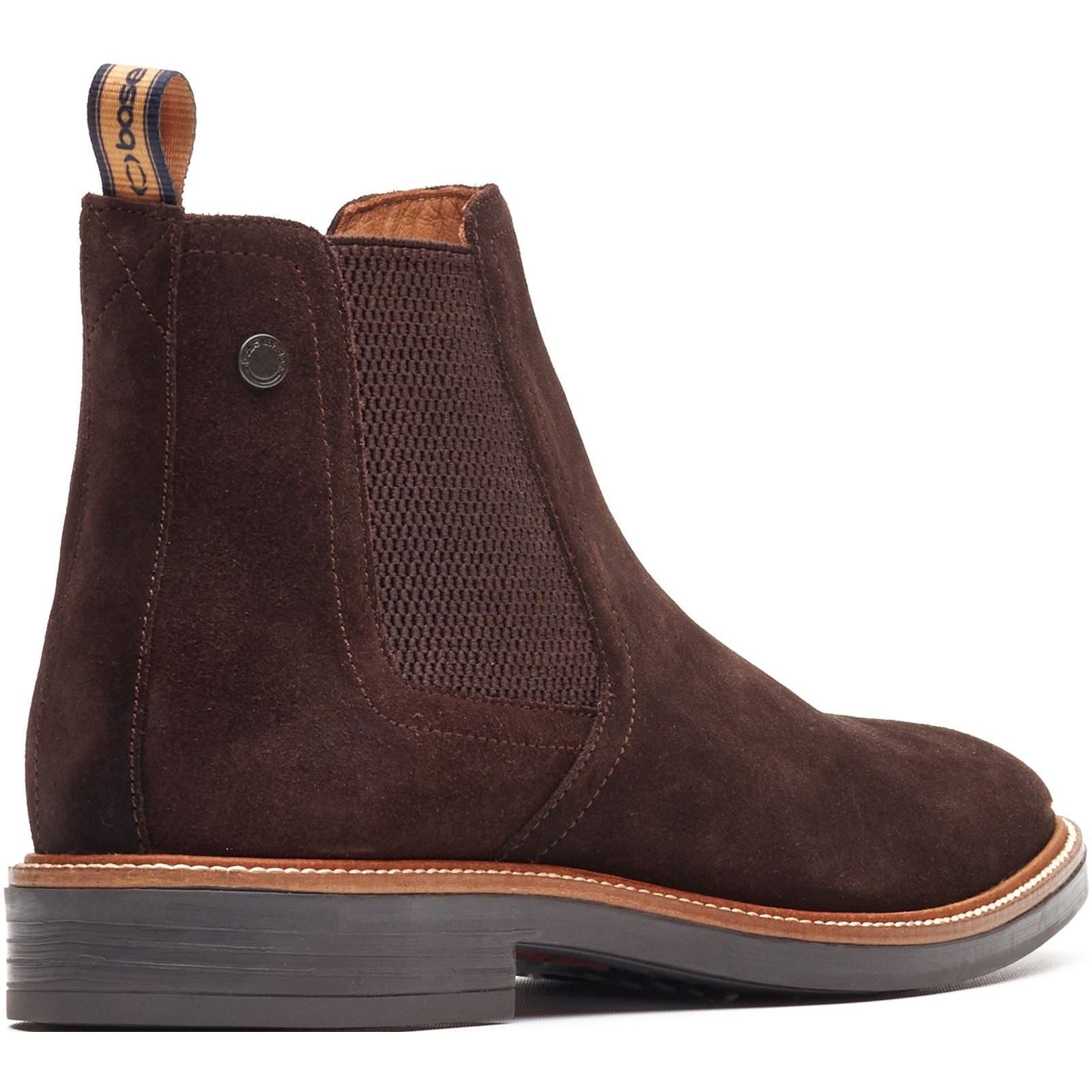 Base London Sussex Chelsea Boot Bottes En Cuir Pour Hommes Marron