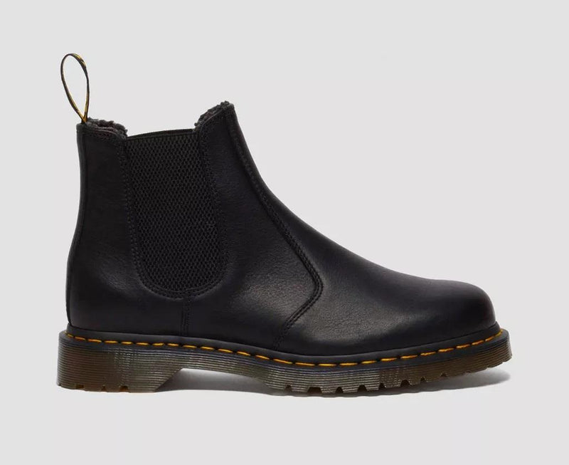 Dr. Martens 2976 WL Grizzly Bottes Noires En Cuir