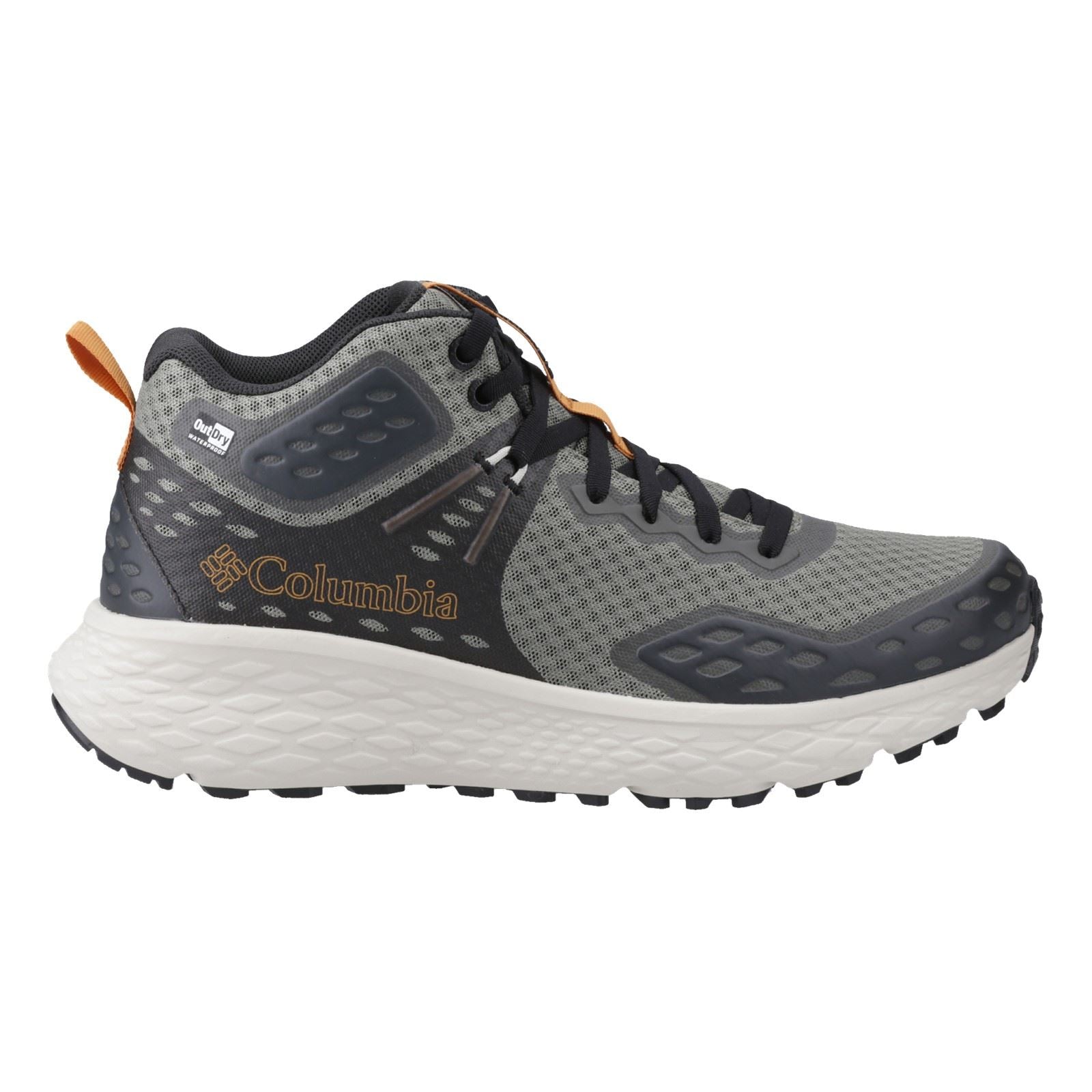 Columbia Konos TRS Outdry Mid Bottes De Randonnée En Polyester Pour Hommes Vert Pierre/Canyon Soleil