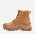Timberland Roxie Lane Mid Lace Bottes Jaunes Pour Femmes En Cuir