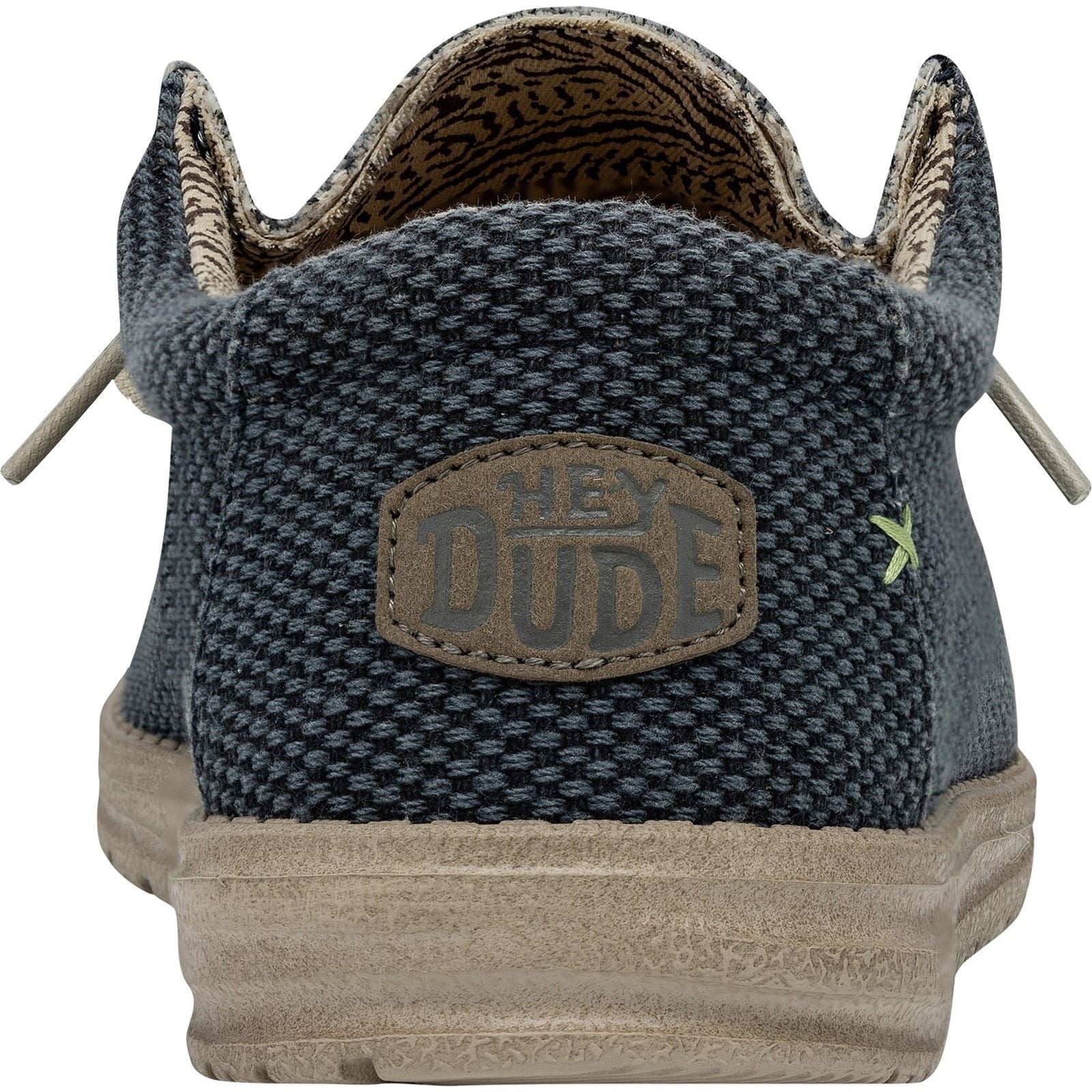 HEYDUDE Wally Braided Mocassins De Nuit Bleus Pour Hommes En Polyester
