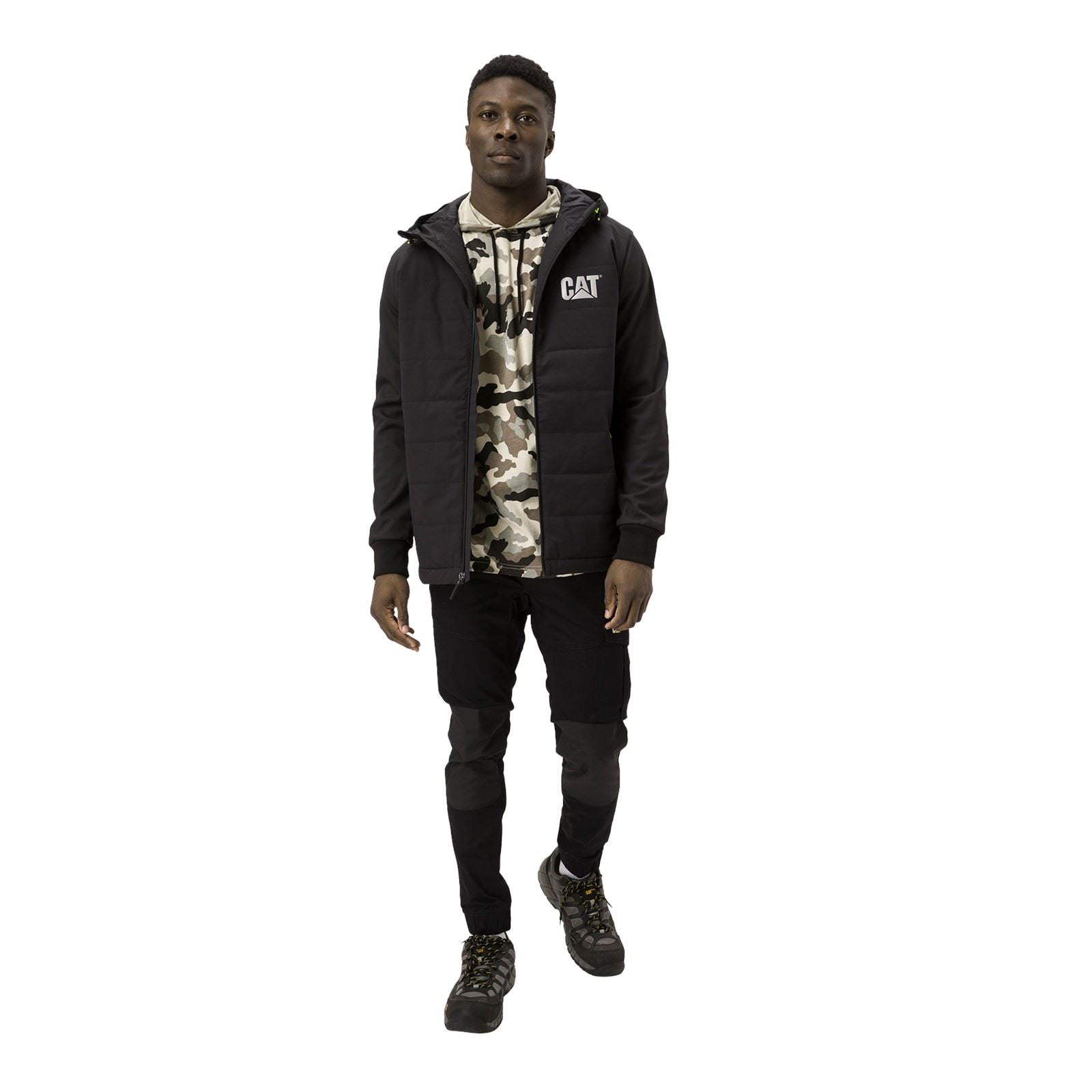 Caterpillar Tech Hybrid Veste Noire Pour Homme