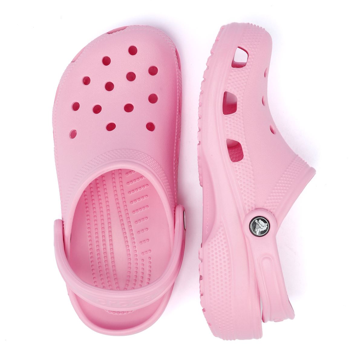 Crocs Classic Sabots En Tweed Rose Pour Femmes