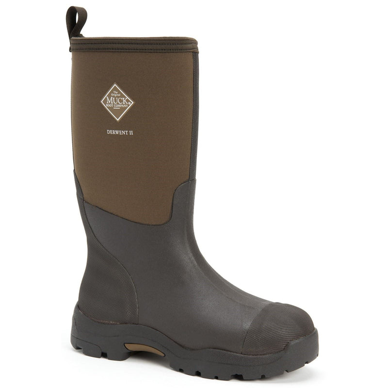 Muck Boots MB Derwent II Bottes En Caoutchouc Noires/Bark Wellington