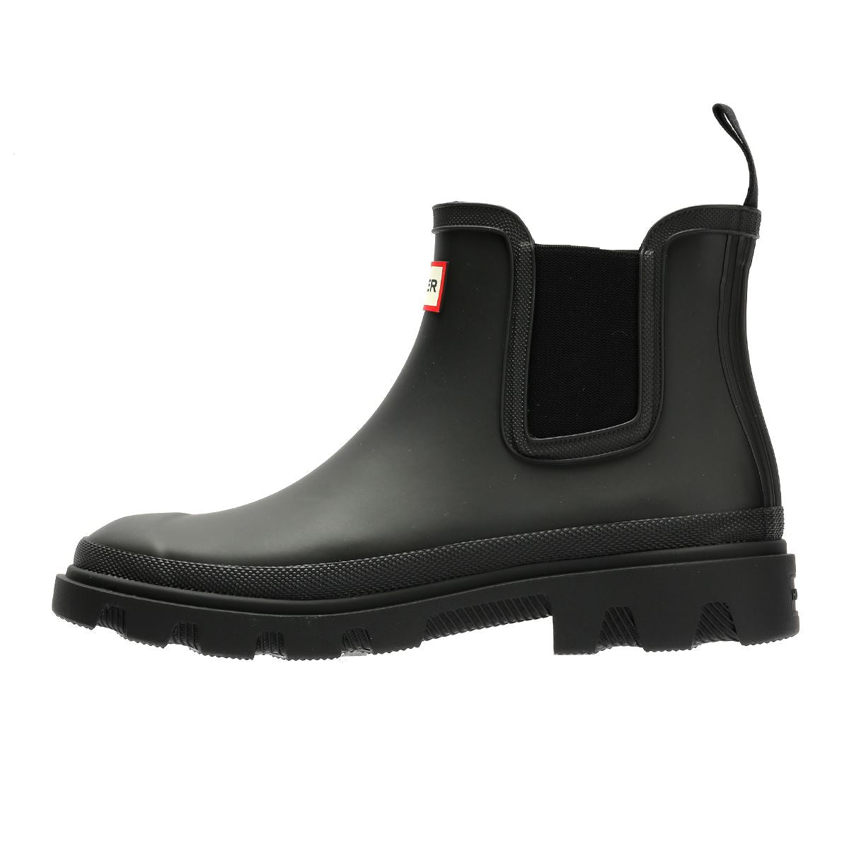 Hunter Downpour Chelsea Bottes En Caoutchouc Noires Pour Femmes
