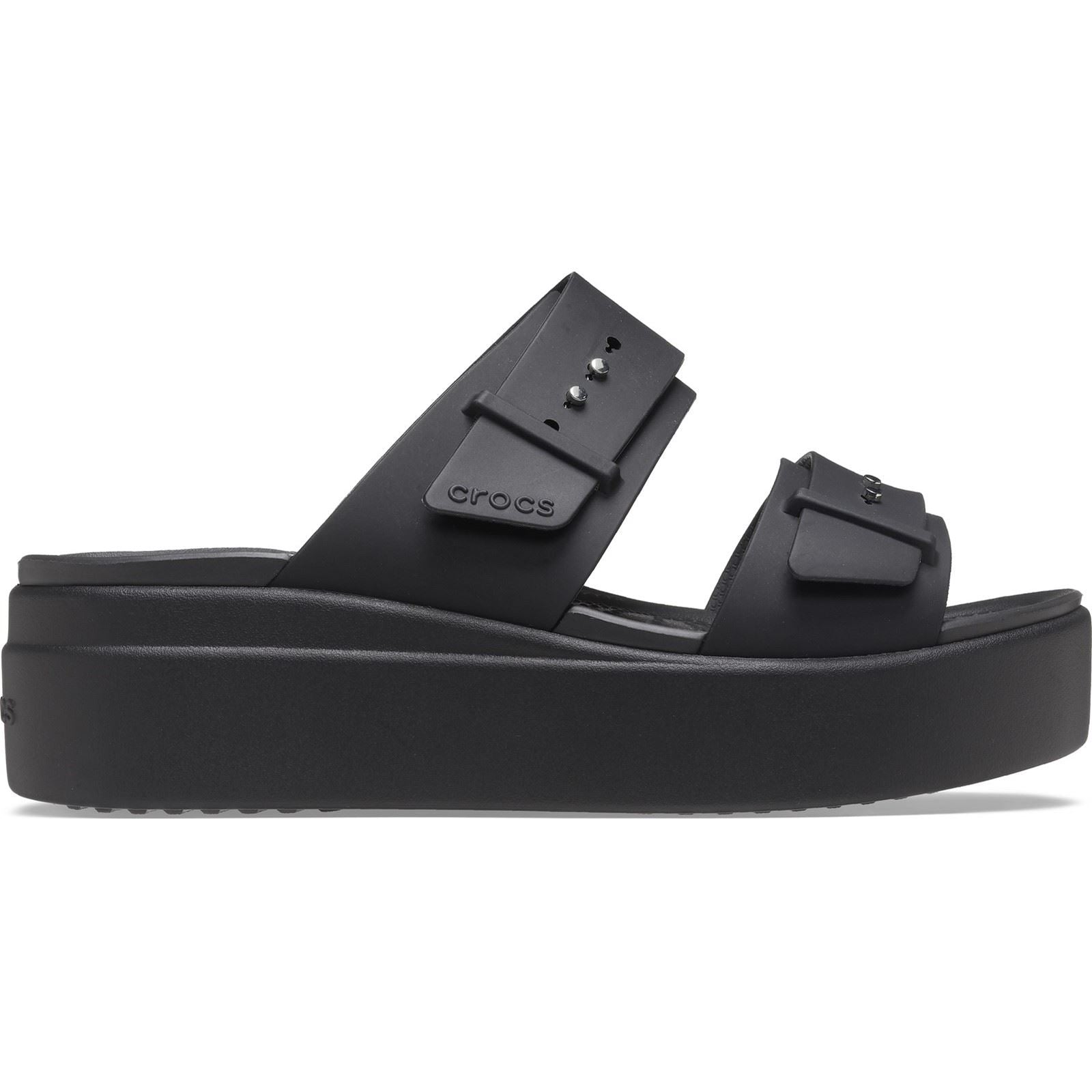 Crocs Brooklyn Crocs Brooklyn sandales noires pour femme en thermoplastique