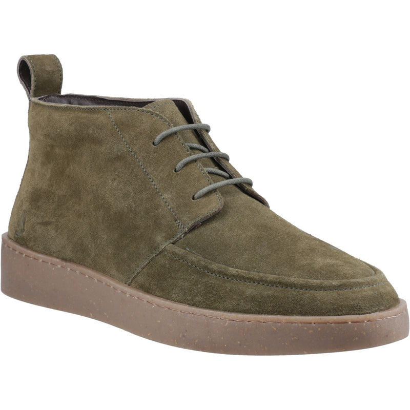 Hush Puppies Rory Bottes Homme En Daim Kaki