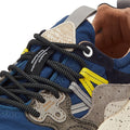 Flower Mountain Baskets Grises Pour Hommes En Daim Yamano