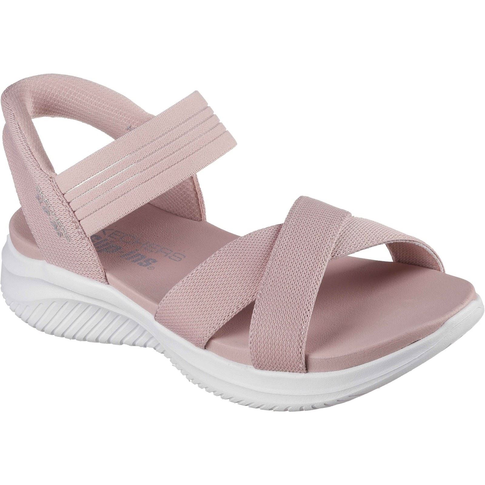 Skechers Ultra Flex 3.0 - Never Better Sandales Rose En Textile Pour Femmes