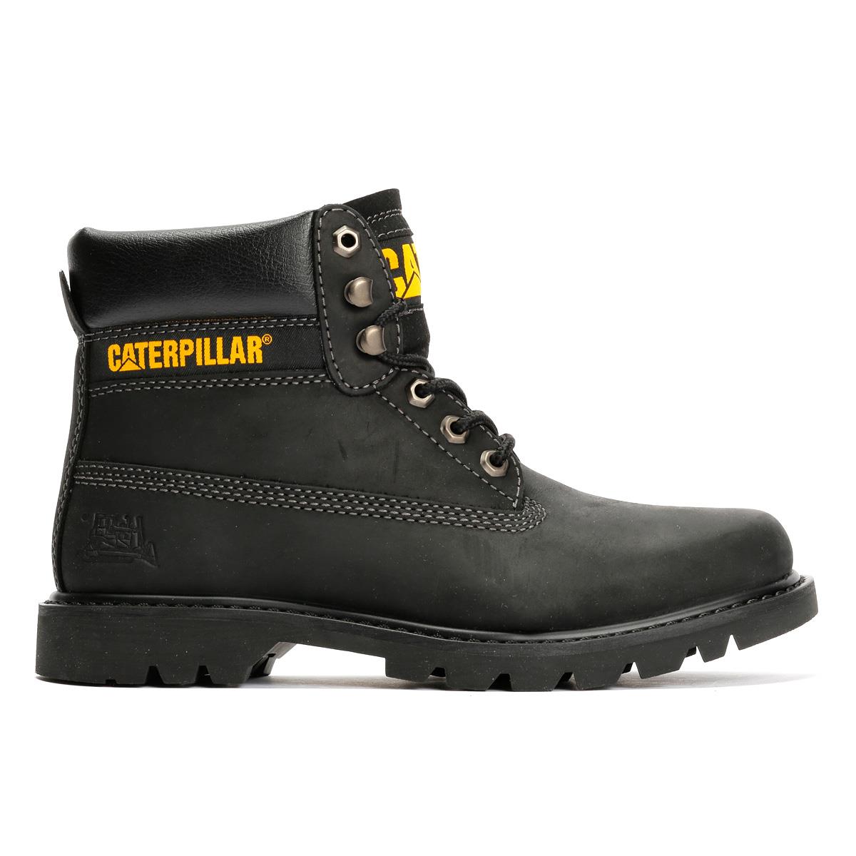 Caterpillar Colorado 2.0 Tractor Bottes Noires En Cuir Pour Hommes