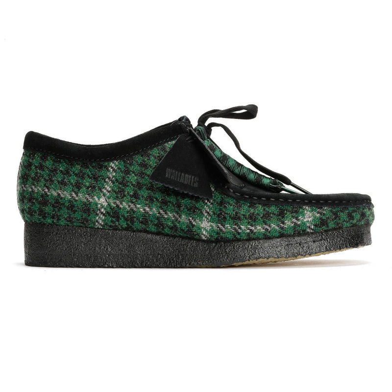 Clarks Originals Wallabee Chaussures Hommes En Textile Vert