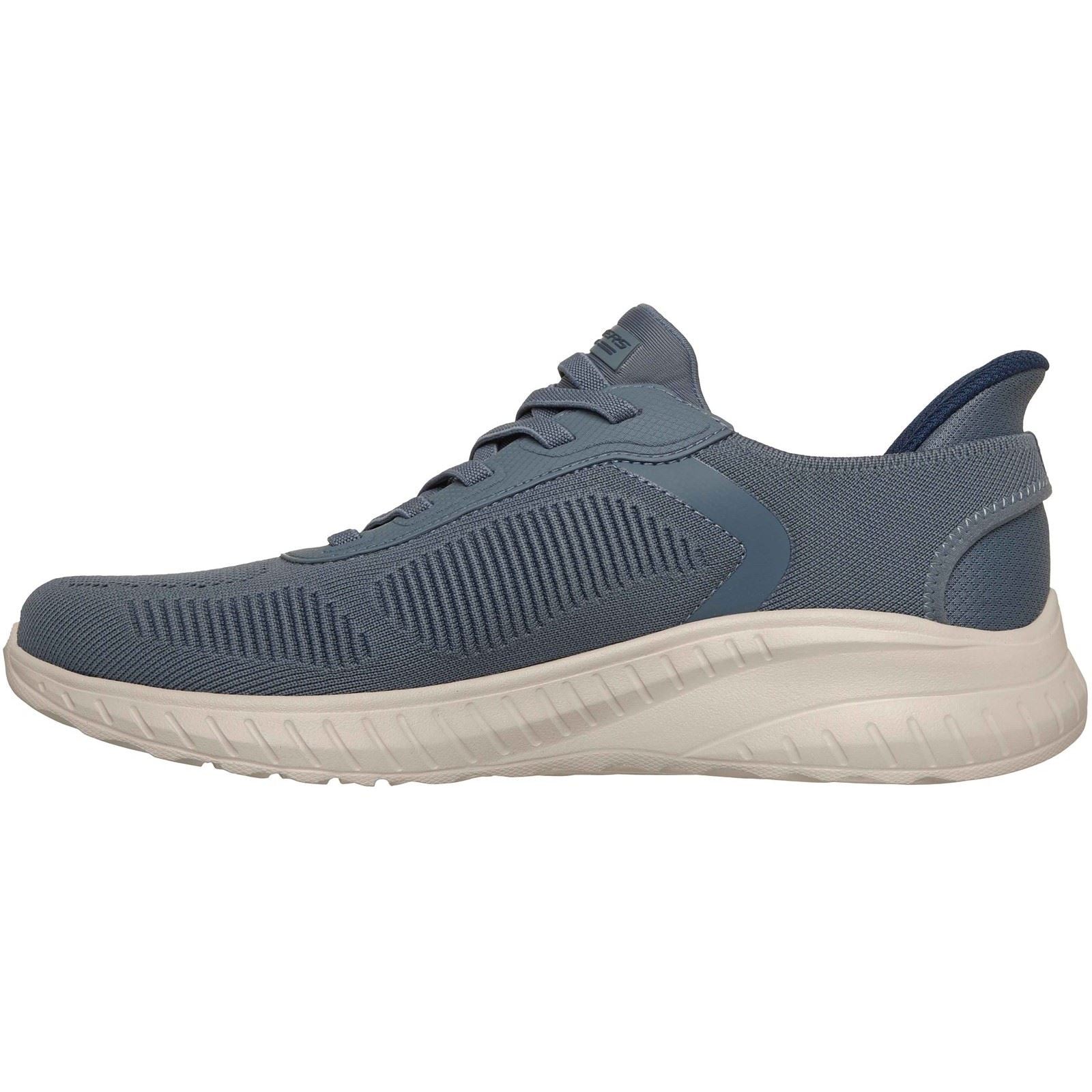 Skechers BOBS Sport Squad Chaos Solid Step Baskets Slate Pour Hommes En Textile