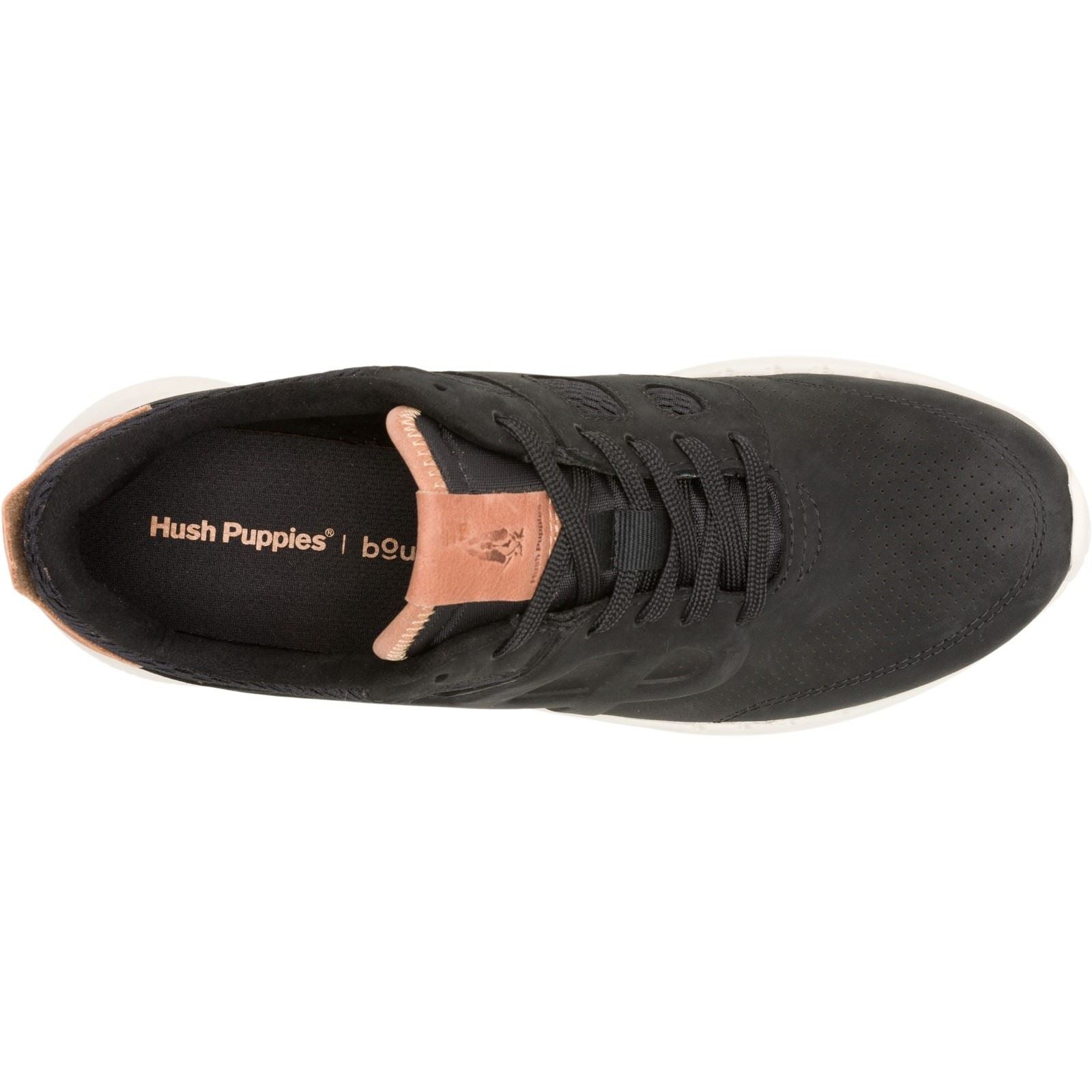 Hush Puppies Seventy8 Baskets Pour Hommes En Daim Noir