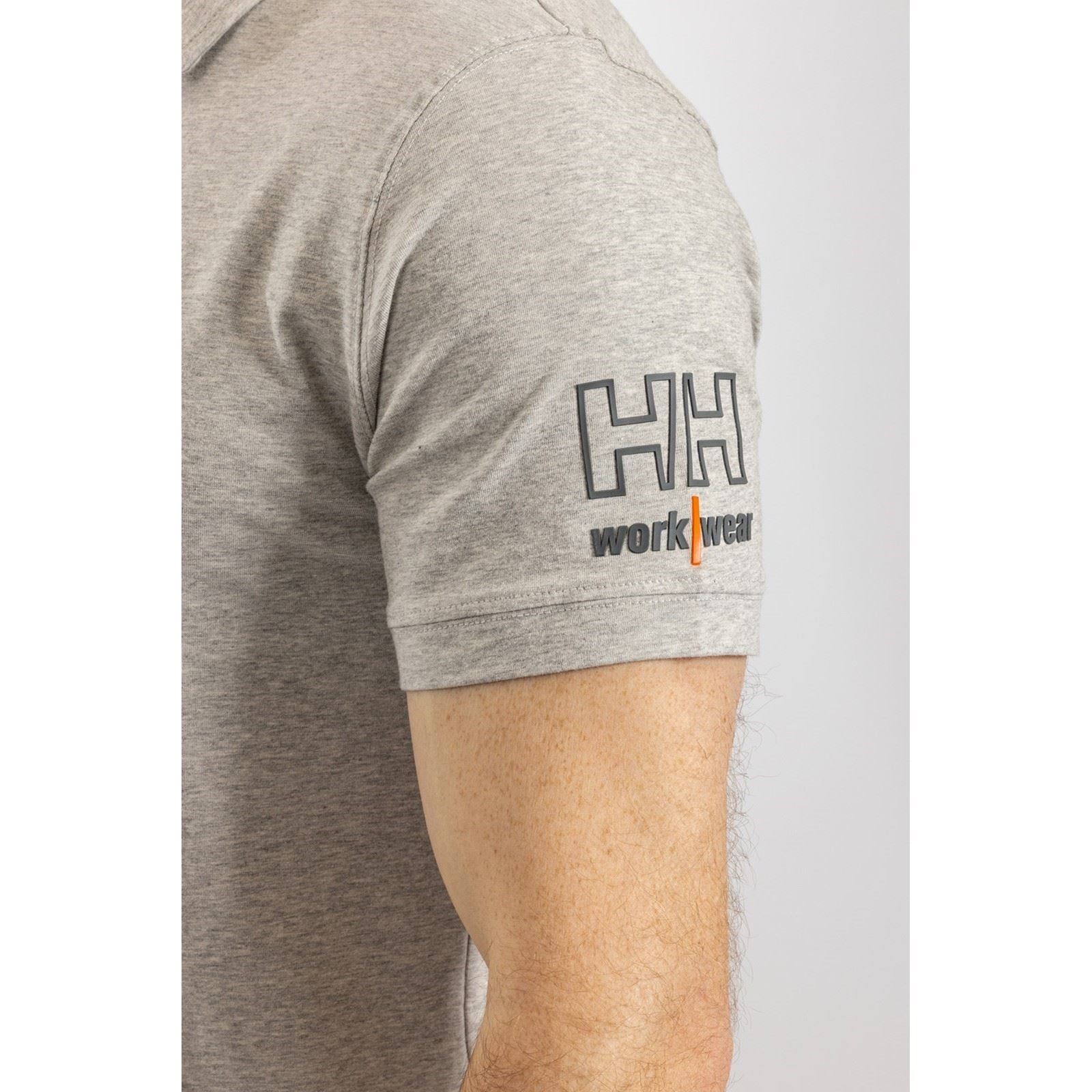 Helly Hansen Workwear Kensington Polo En Coton Pour Hommes Gris