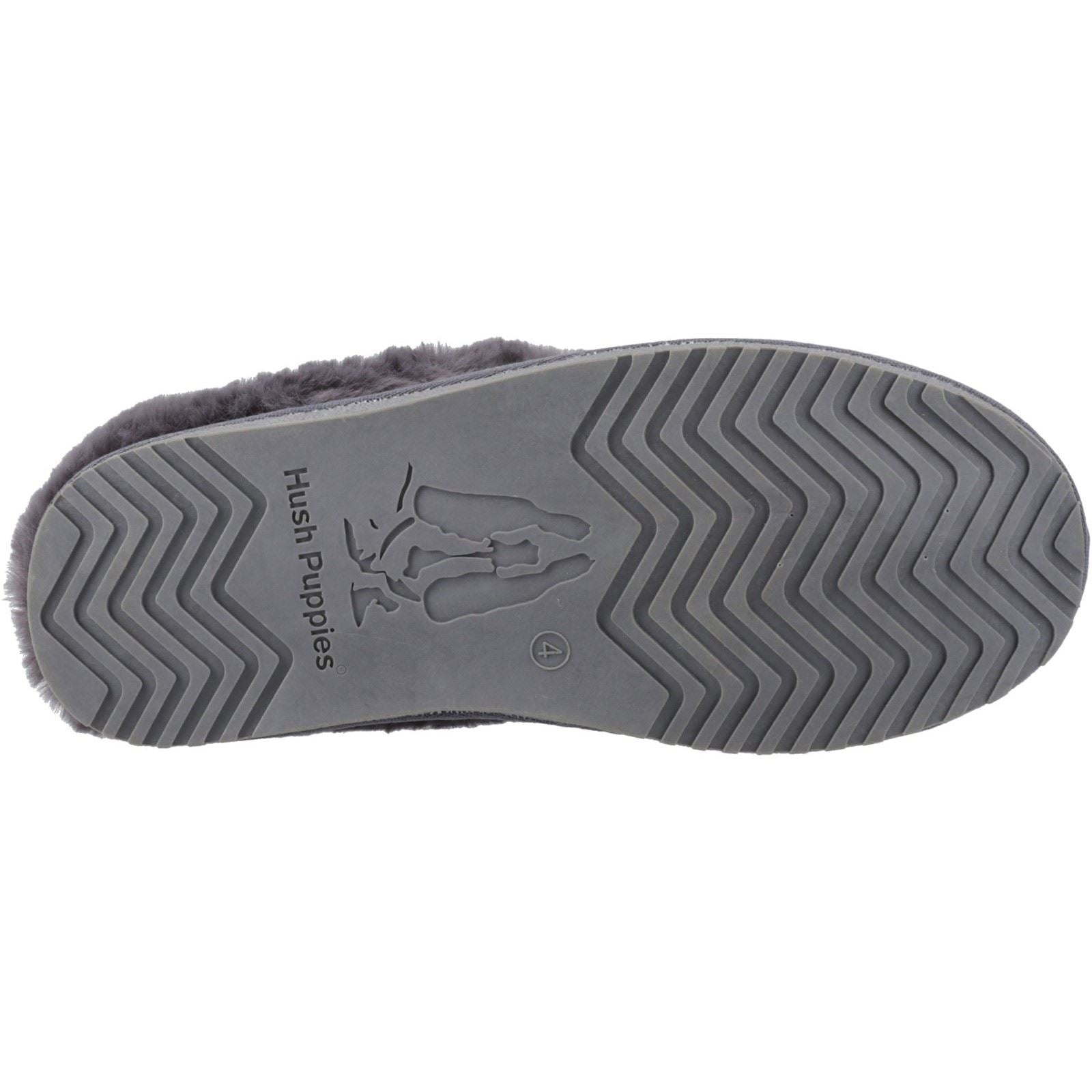 Hush Puppies Amara Chaussons Gris Pour Femmes En Suède