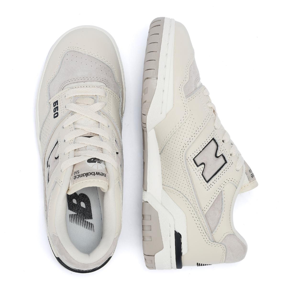 New Balance 550 Sneakers En Lin Pour Femmes / Lin Lunaire / Cuir Fantôme