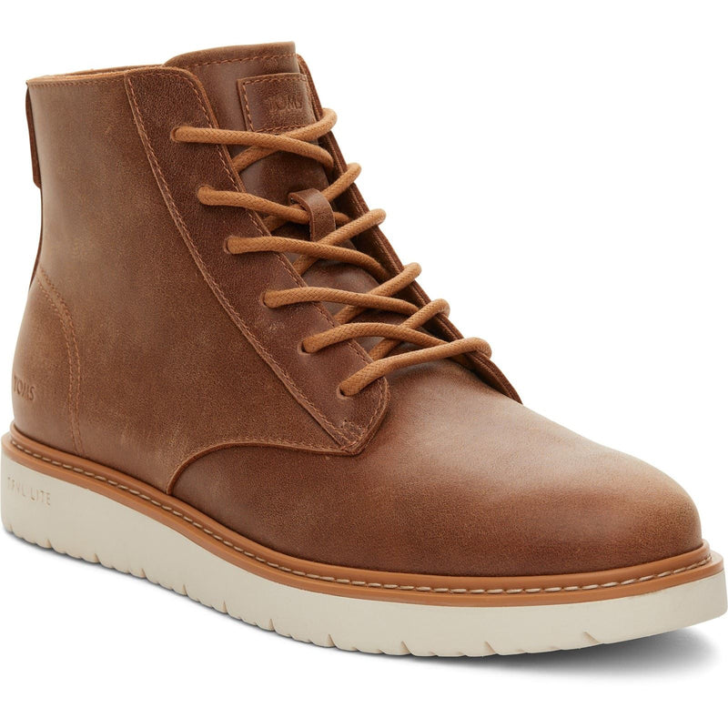 TOMS Navi TRVL Lite Ranger Bottes En Cuir Pour Homme Marron Clair