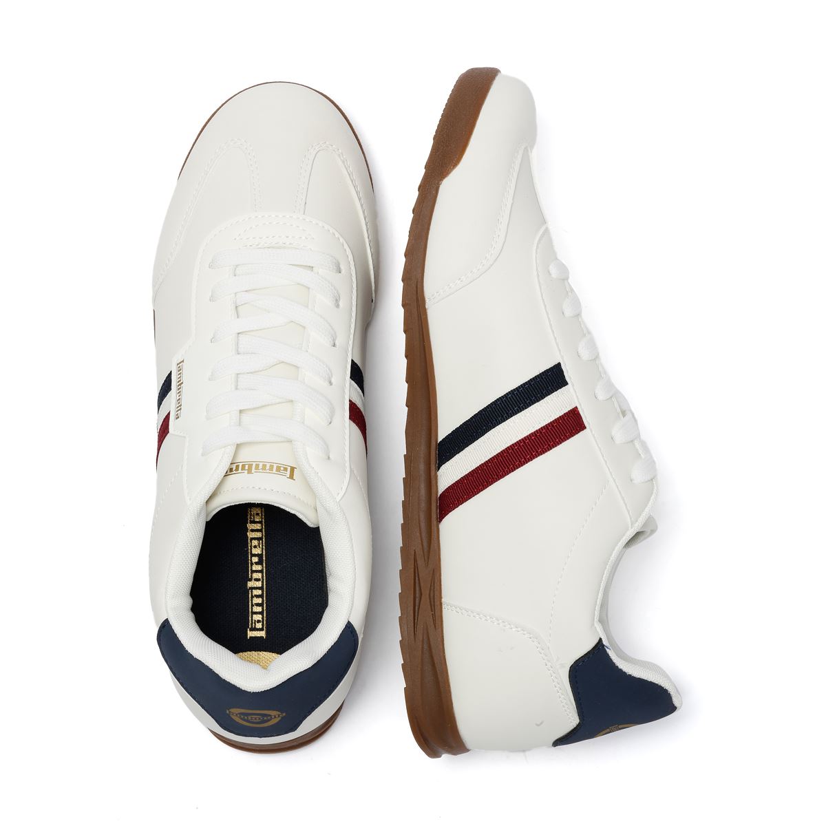 Lambretta Tackle Baskets Blanches Pour Hommes