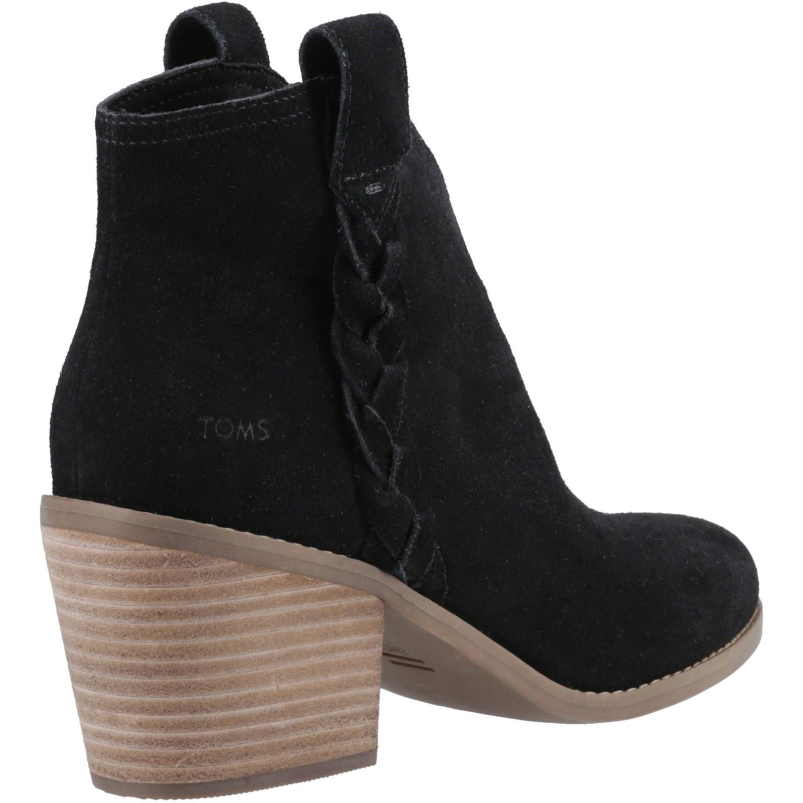 TOMS Constance Bottes En Cuir Noires Pour Femmes
