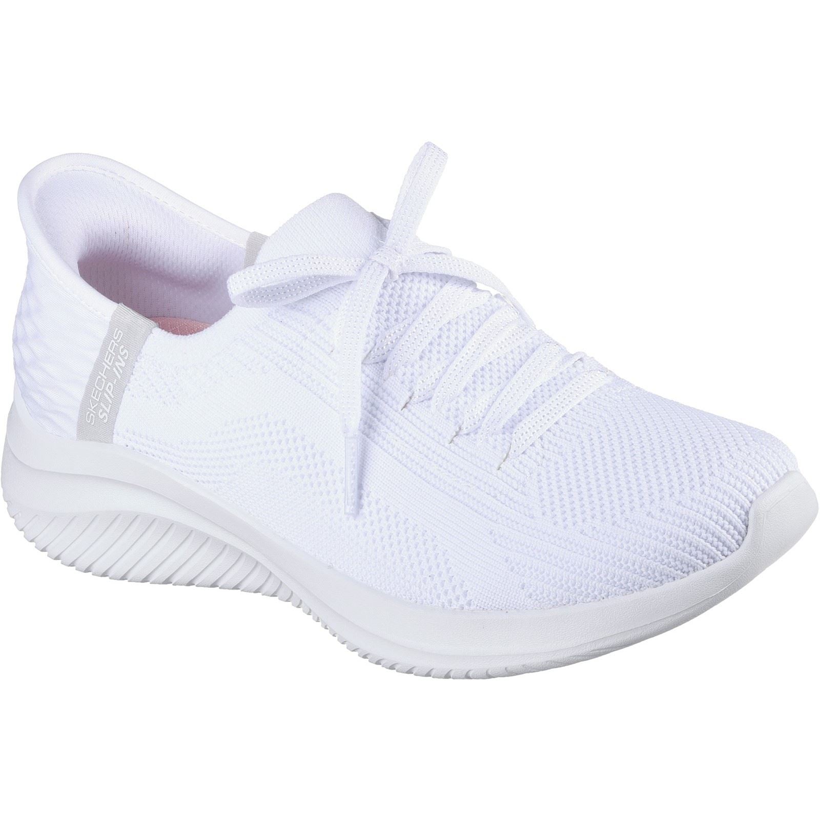 Skechers Ultra Flex 3.0 Brilliant Path Sneakers En Toile Blanche Pour Femme
