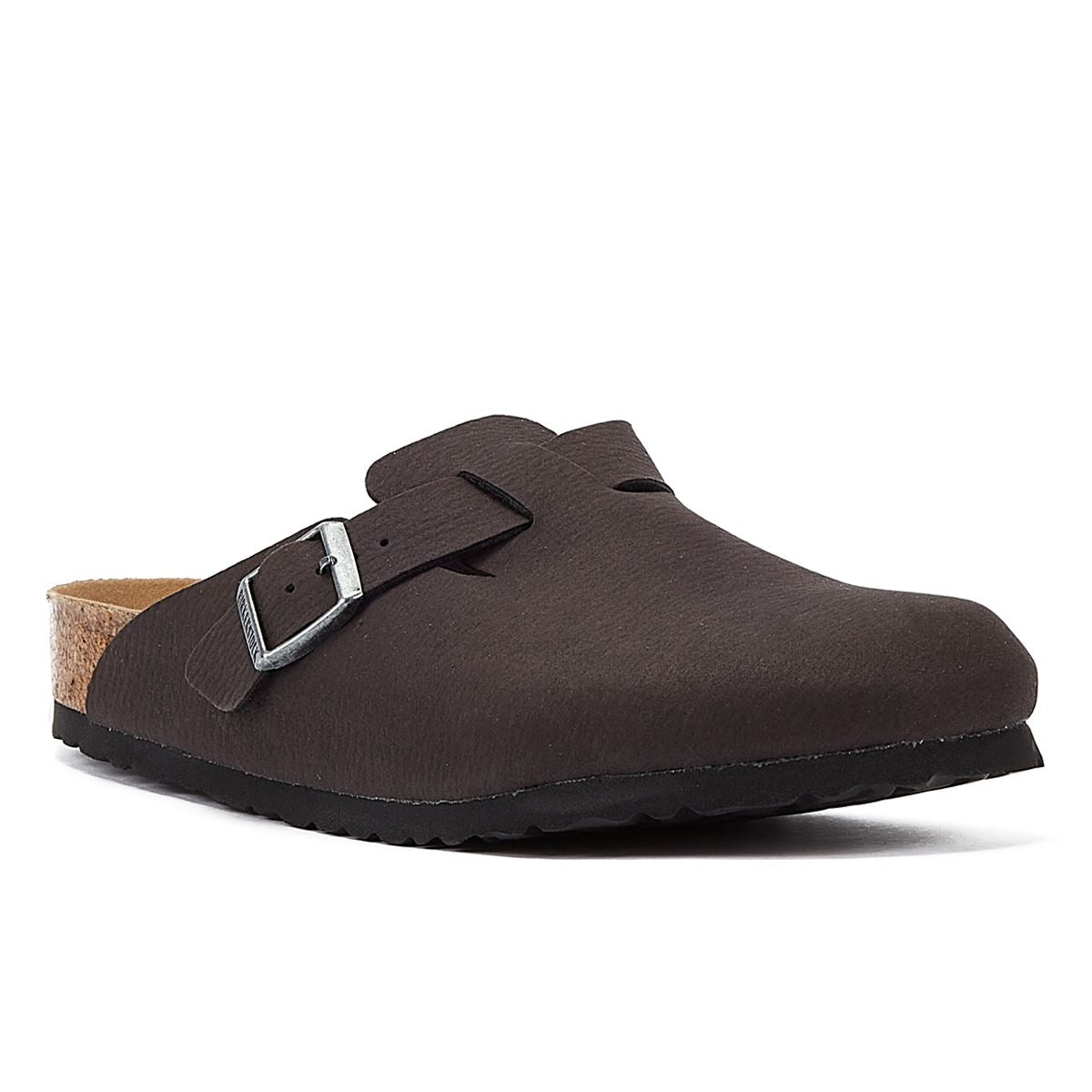 Birkenstock Sabots Noirs Pour Hommes Vegan De Boston