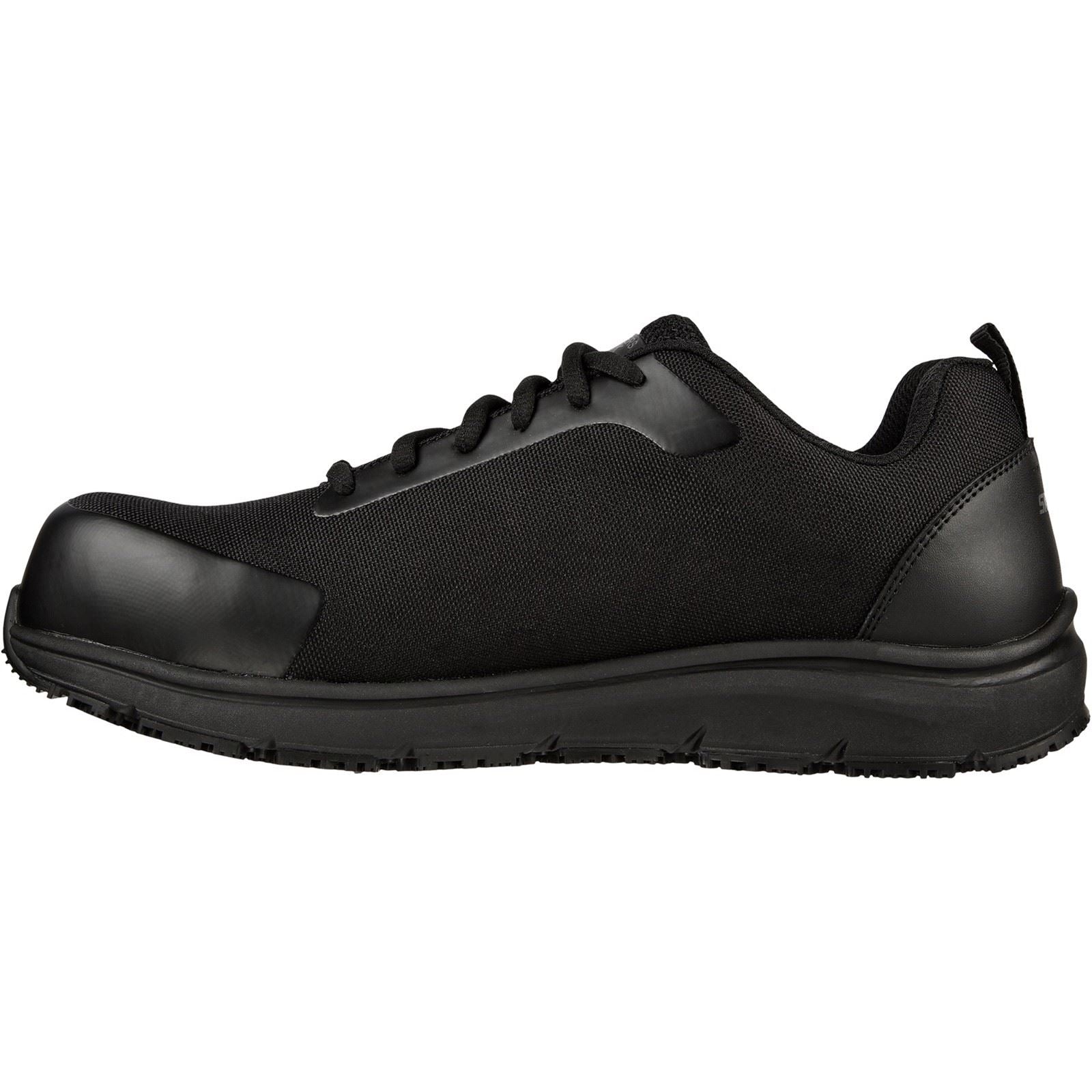 Skechers Workwear Ulmus SR Safety Toe Baskets De Sécurité Noires En Maille Pour Hommes