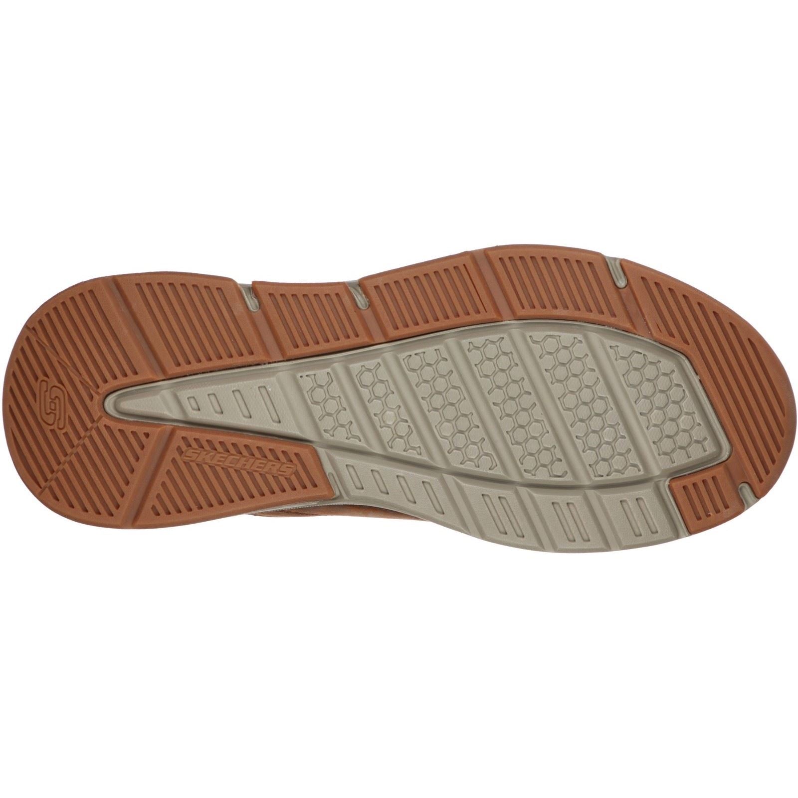 Skechers Benago - Hombre Chaussures De Sport Pour Hommes Marron Foncé