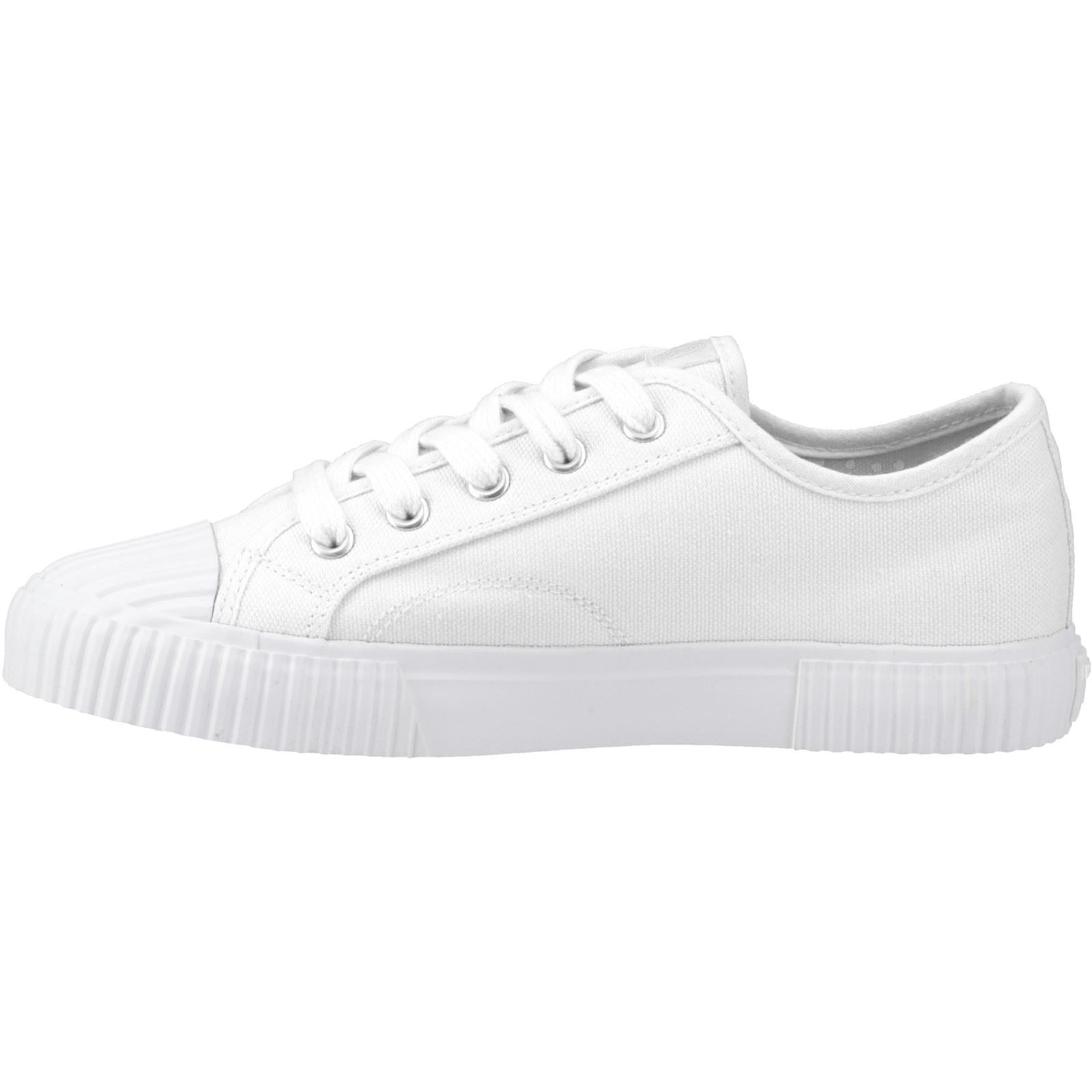 Hush Puppies Freya Canvas Chaussures De Sport Blanches Pour Femmes