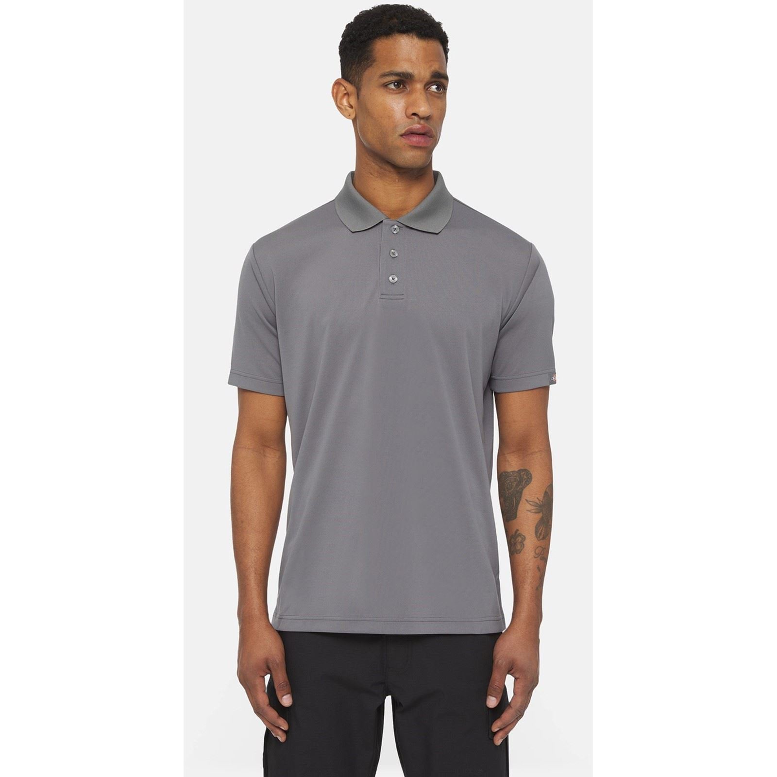 Dickies Everyday Chemise Polo Grise En Polyester Pour Homme