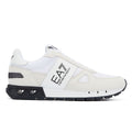 EA7 Legacy Sneakers En Daim Blanc/Noir Pour Hommes