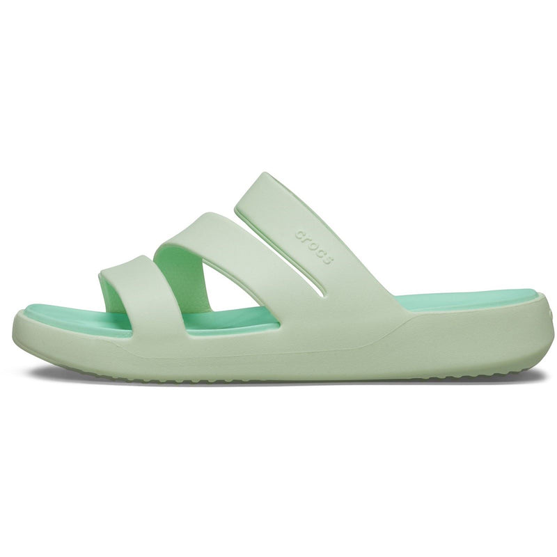 Crocs Getaway Strappy Sandales Pour Femmes En Matière Plastique De Couleur Jade