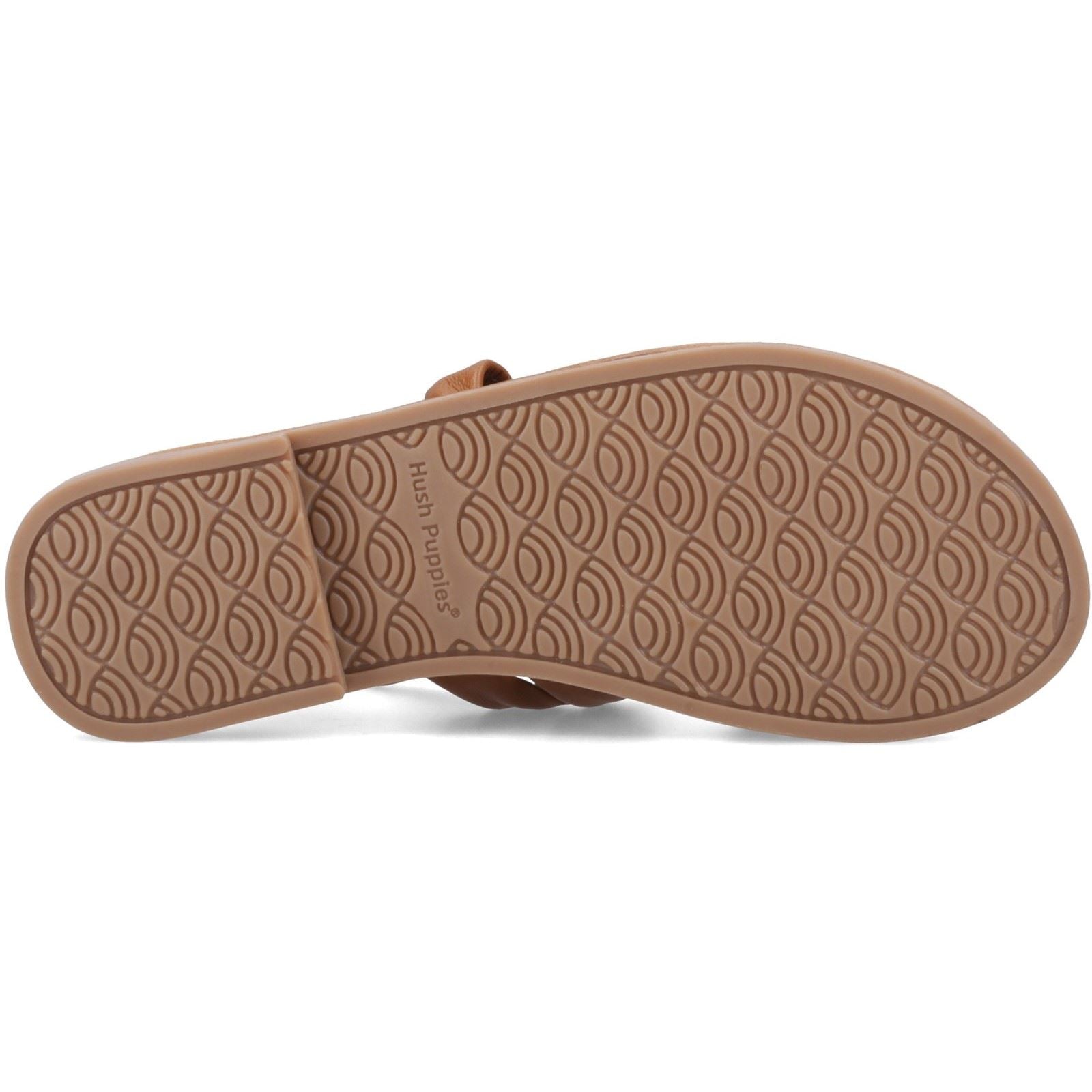 Hush Puppies Hope Sandales En Cuir Pour Femmes Couleur Caramel