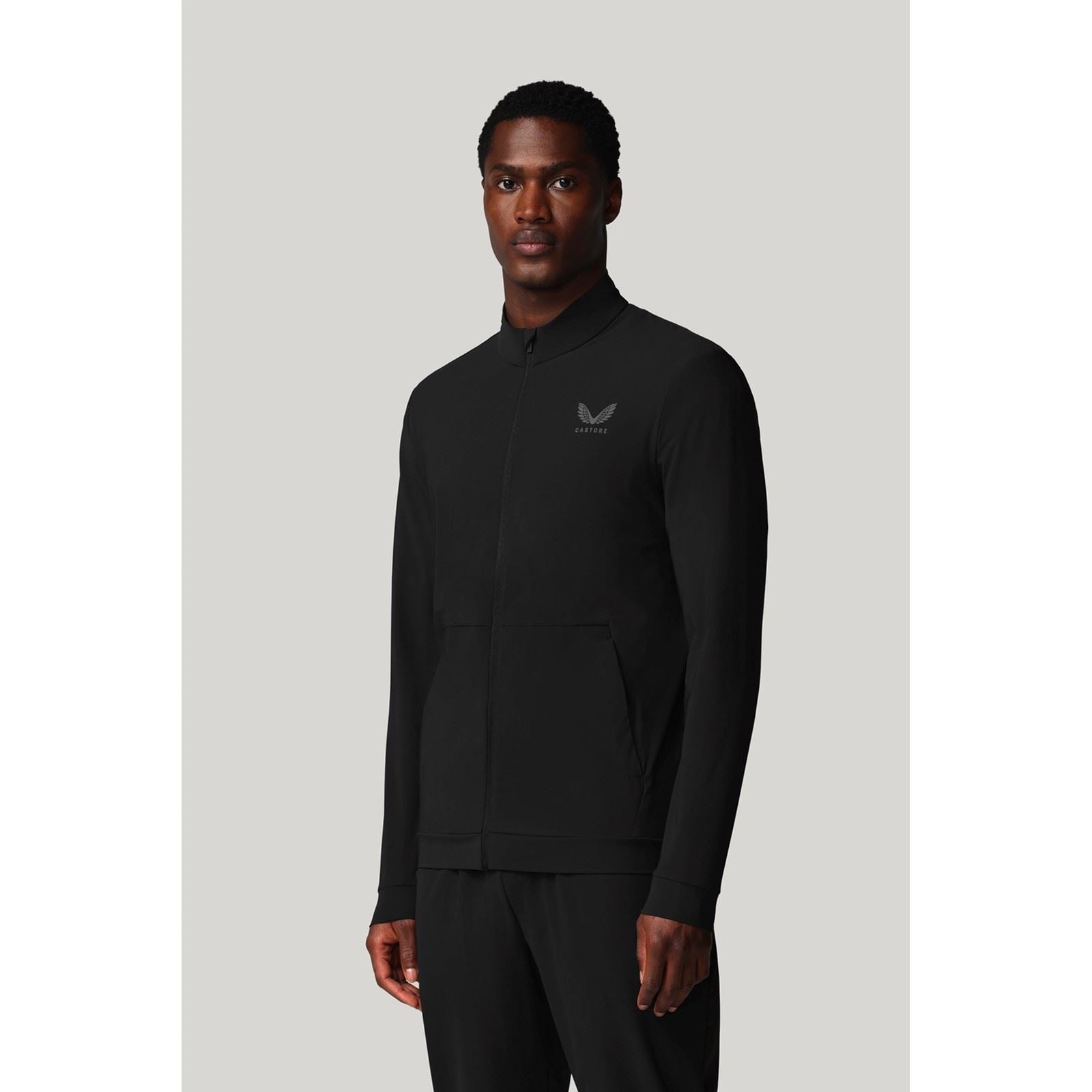 Castore Tech Training Vestes De Survêtement Noires Pour Hommes