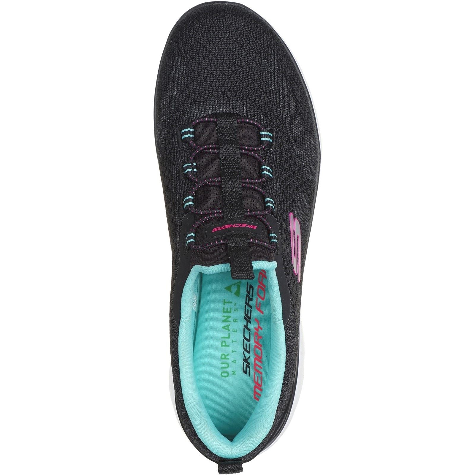 Skechers Summits New Nature Chaussures De Sport Pour Femmes Noires/Multicolores