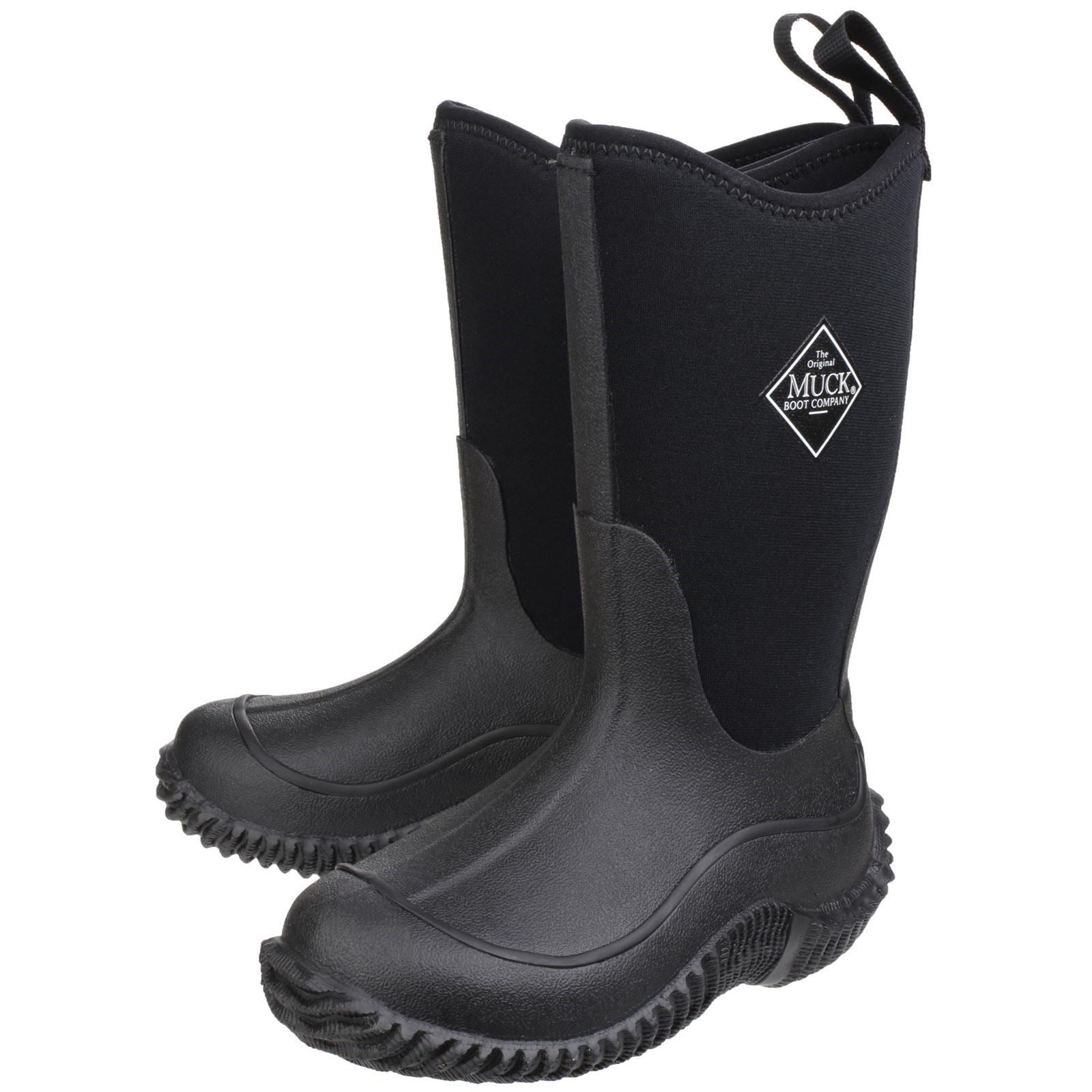 Muck Boots Hale Bottes En Caoutchouc Pour Enfants Unisexes Noires