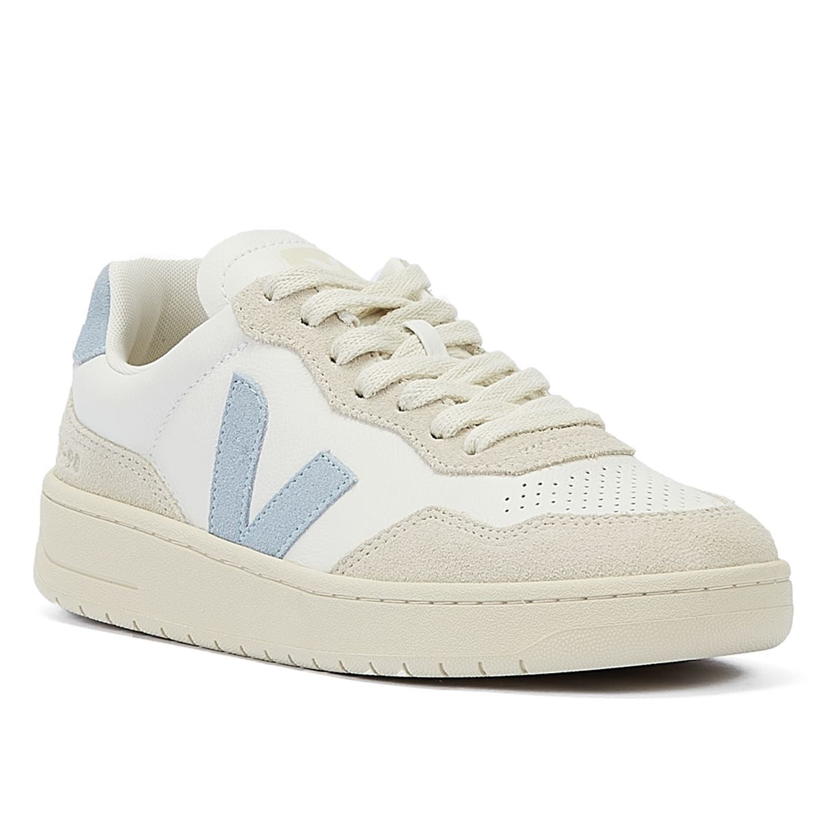 Veja V-90 Pour Femmes Extra Blanc/Bleu En Acier Sneakers