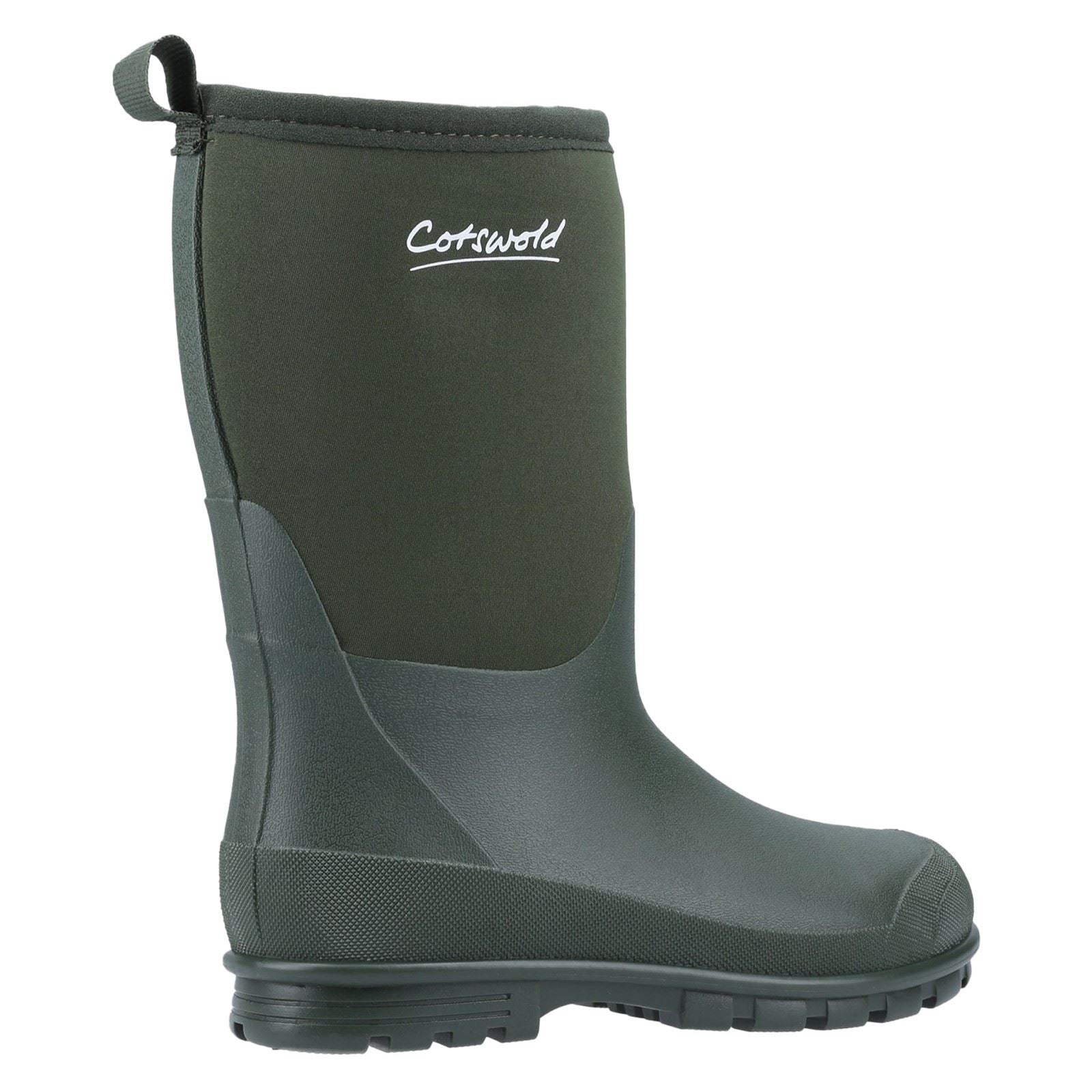 Cotswold Hilly Neoprene Tpr+neoprene Bottes En Caoutchouc Unisexe Pour Enfants En Vert