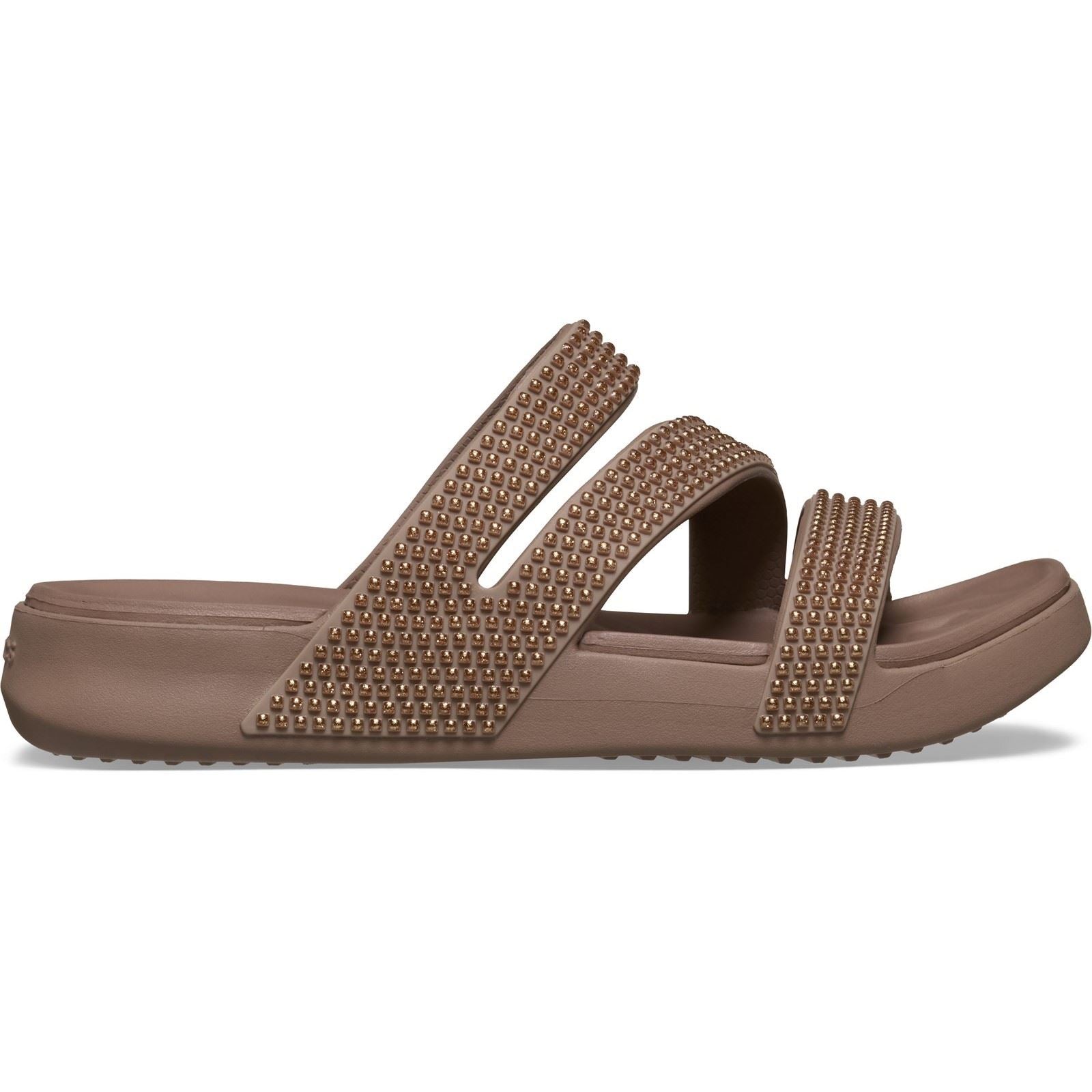 Crocs Getaway Strappy Sandales Latte Eva Pour Femmes