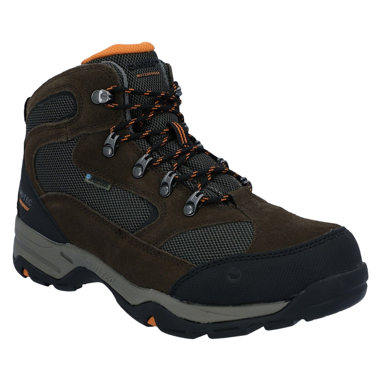 Hi-Tec Storm Chaussures De Randonnée Pour Homme En Chocolat Foncé En Suède