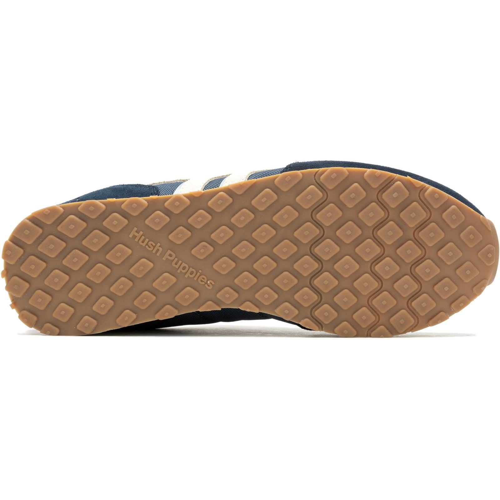 Hush Puppies Seventy8 Chaussures De Sport Pour Homme En Cuir Bleu Marine