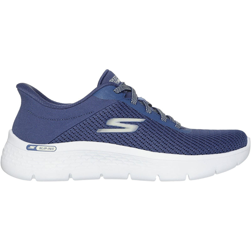 Skechers Go Walk Flex Chaussures De Sport Pour Femmes En Textile Bleu/vert