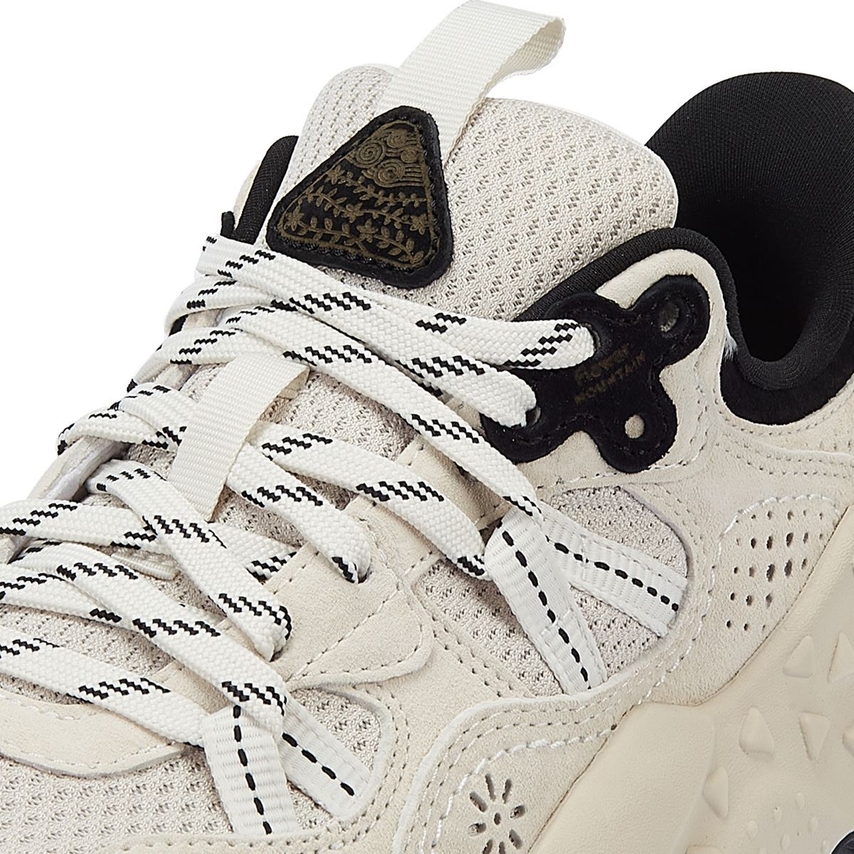 Flower Mountain Tiger Hill Baskets En Daim Blanc/Noir