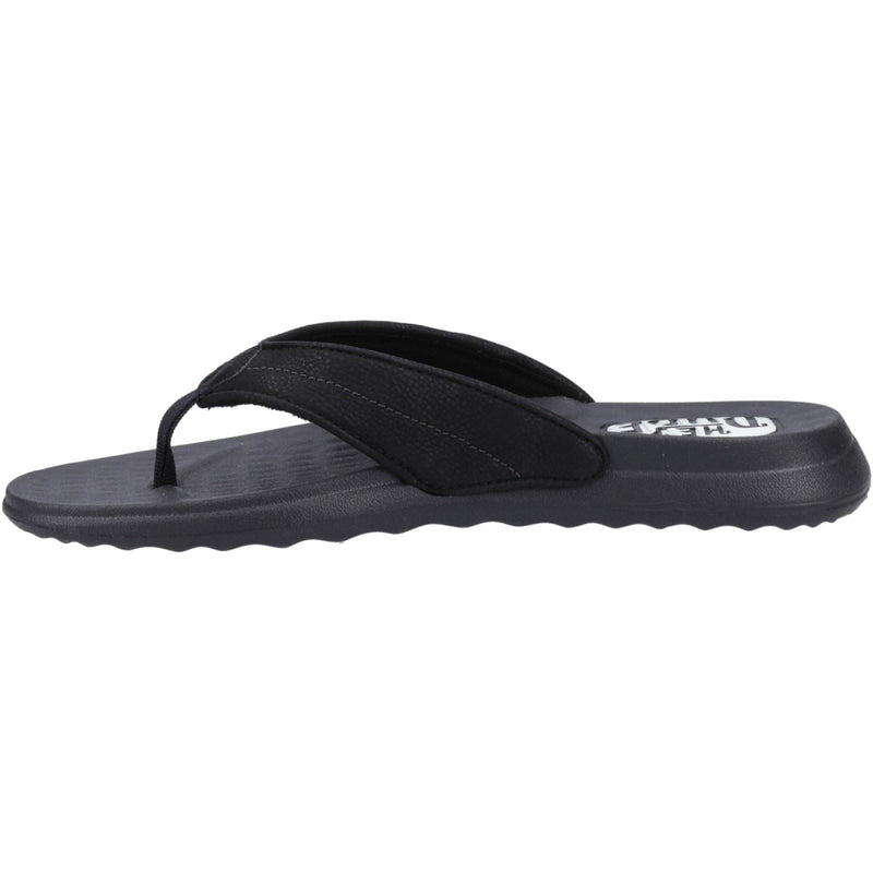 HEYDUDE Christi Flip Classic Sandales Noires Pour Femmes