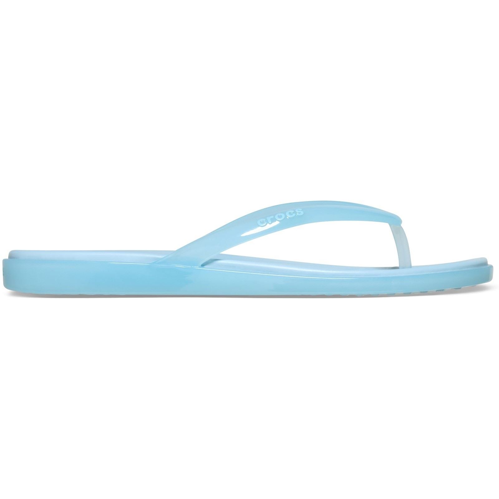 Crocs Miami Round Toe Tongs Bleu Ciel Pour Femmes Eva