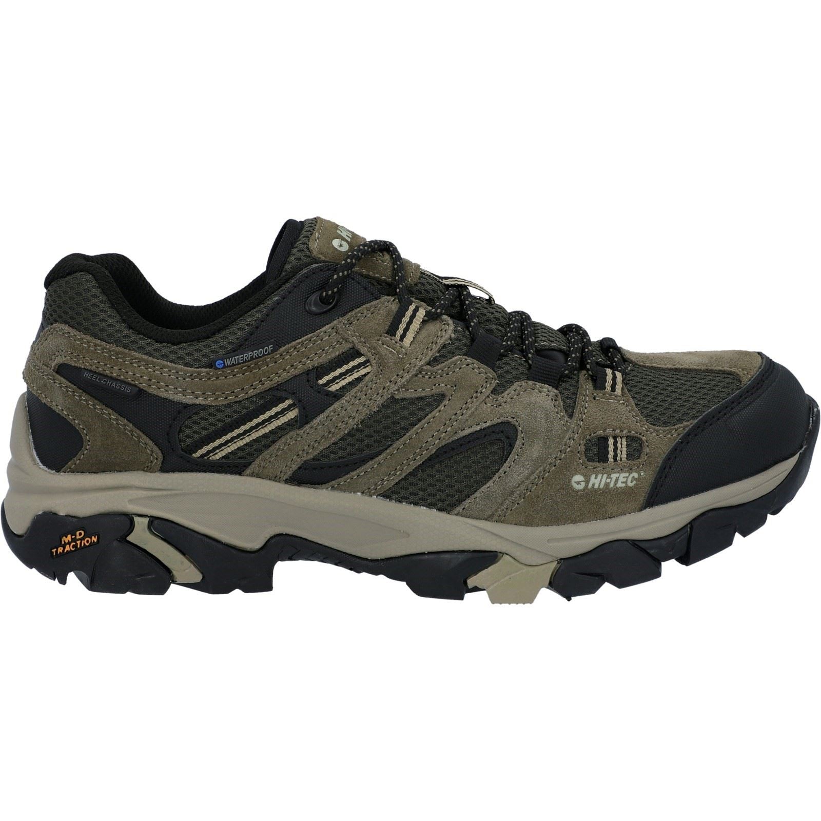 Hi-Tec Apex Lite Low Chaussures De Randonnée Pour Hommes En Polyester Taupe